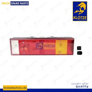 Tail lamp left with license plate lamp