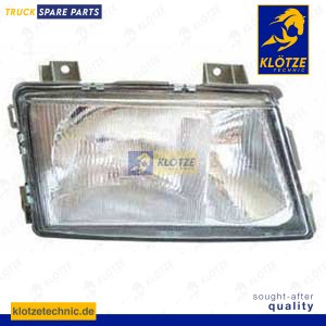 Headlamp right without bulbs with fog lamp