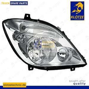 Headlamp right without bulbs