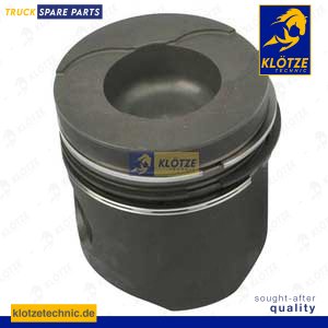 Piston complete with rings