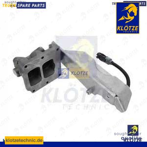 Blocking flap exhaust gas recirculation