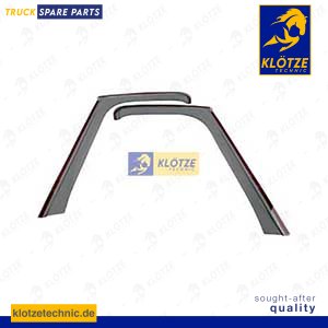 Air deflector side glass