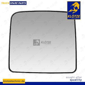 Mirror glass wide view mirror left heated