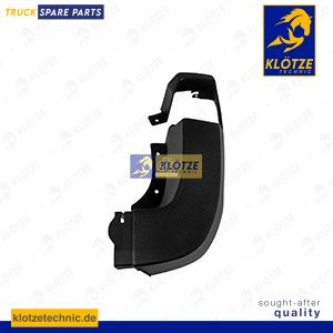Bumper corner rear right black