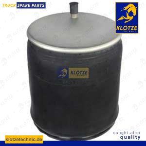 Air spring with steel piston