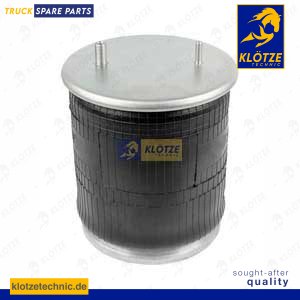 Air spring with aluminium piston