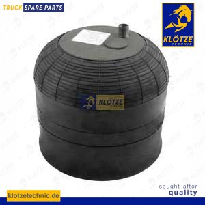 Air spring with steel piston