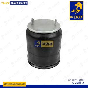 Air spring with plastic piston