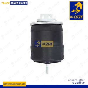 Air spring with plastic piston