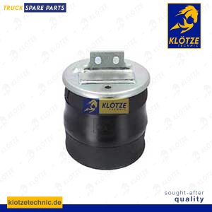 Air spring with plastic piston