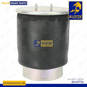 Air spring with steel piston