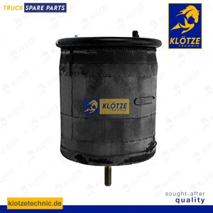 Air spring with plastic piston