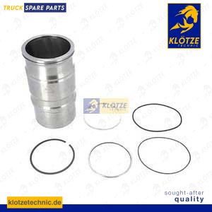 Cylinder liner with piston rings