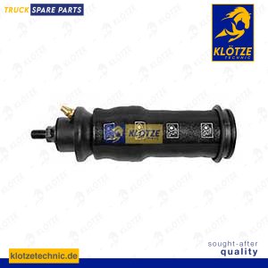 Cabin shock absorber with air bellow