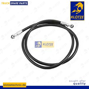 Hose line cabin tilt