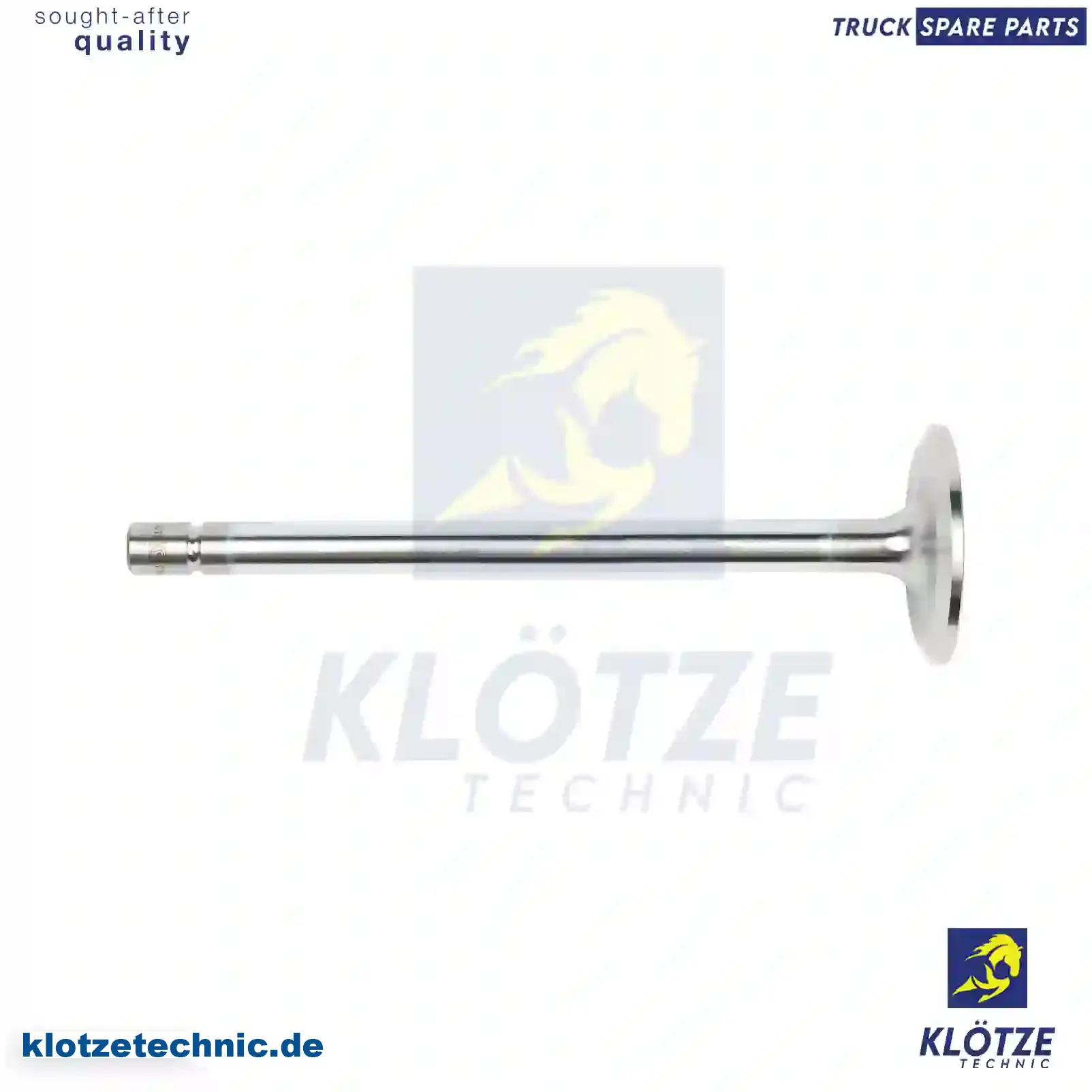 Intake valve, 1545290, 422717, 467502, 479113, 479204 || Klötze Technic