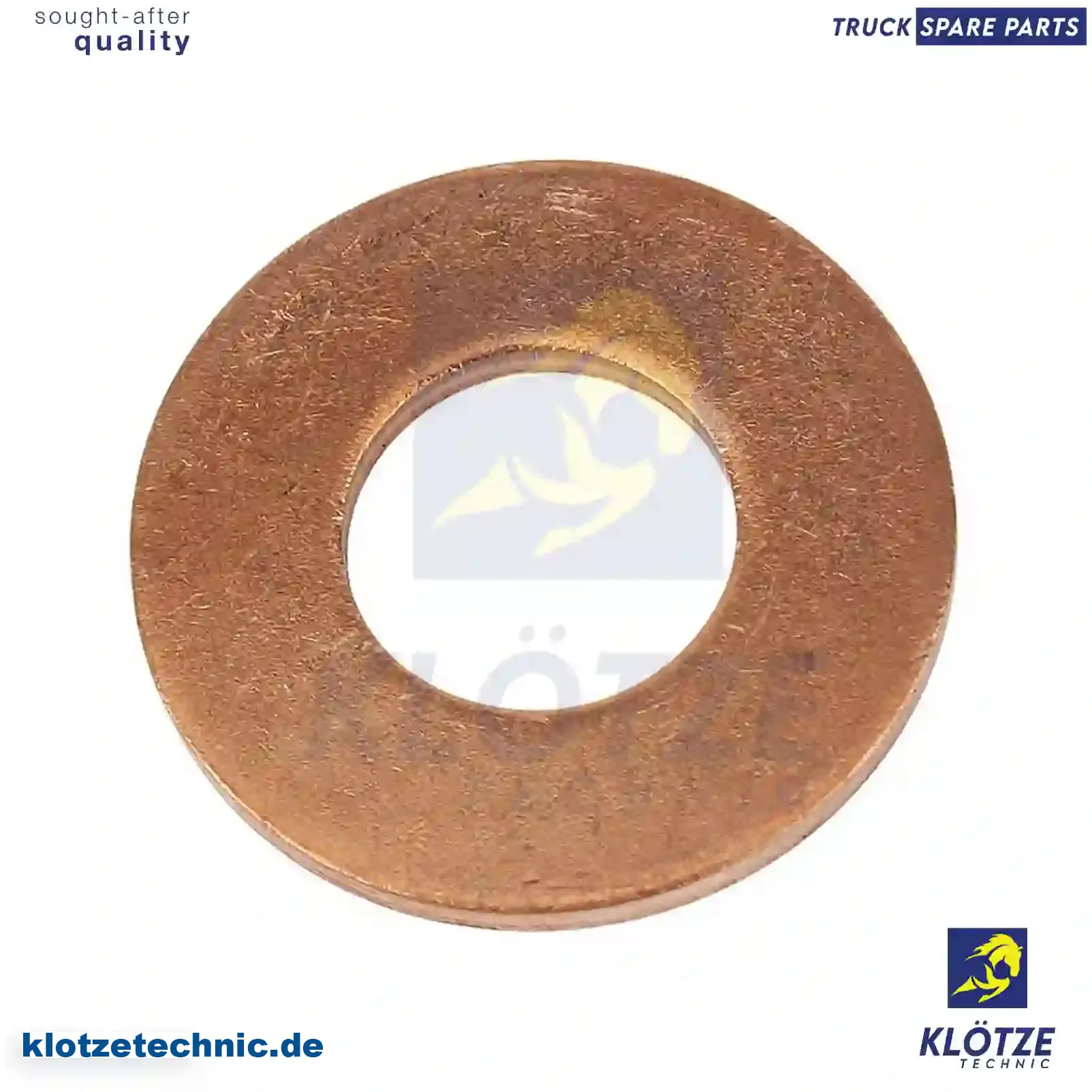 Copper washer, 51987010076, 3460170260, || Klötze Technic