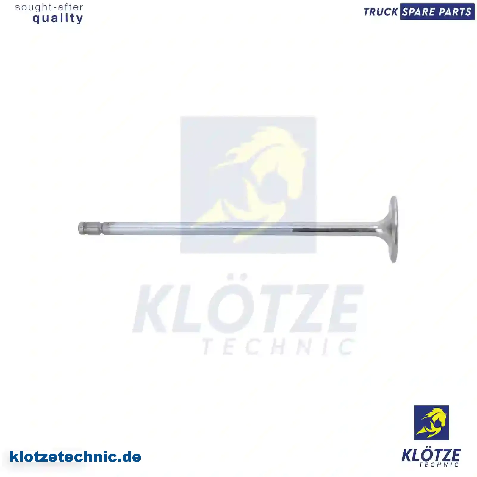 Intake valve, 1547492, 3165231, 3169490, 3964398, 8130103, 8193914 || Klötze Technic