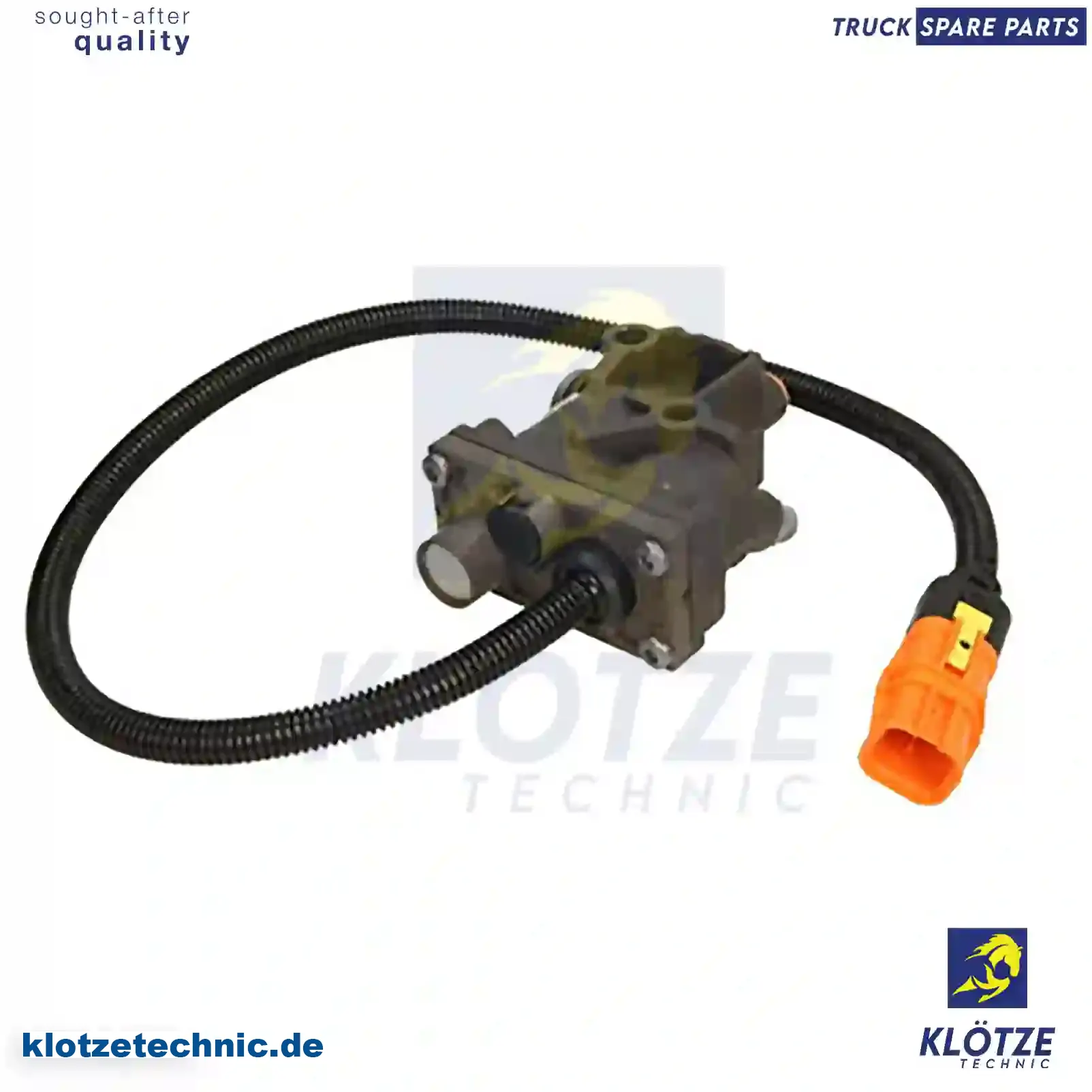 Valve, exhaust manifold, with adapter, 51259020125, 51521600002, 2V5131363, ZG02221-0008 || Klötze Technic