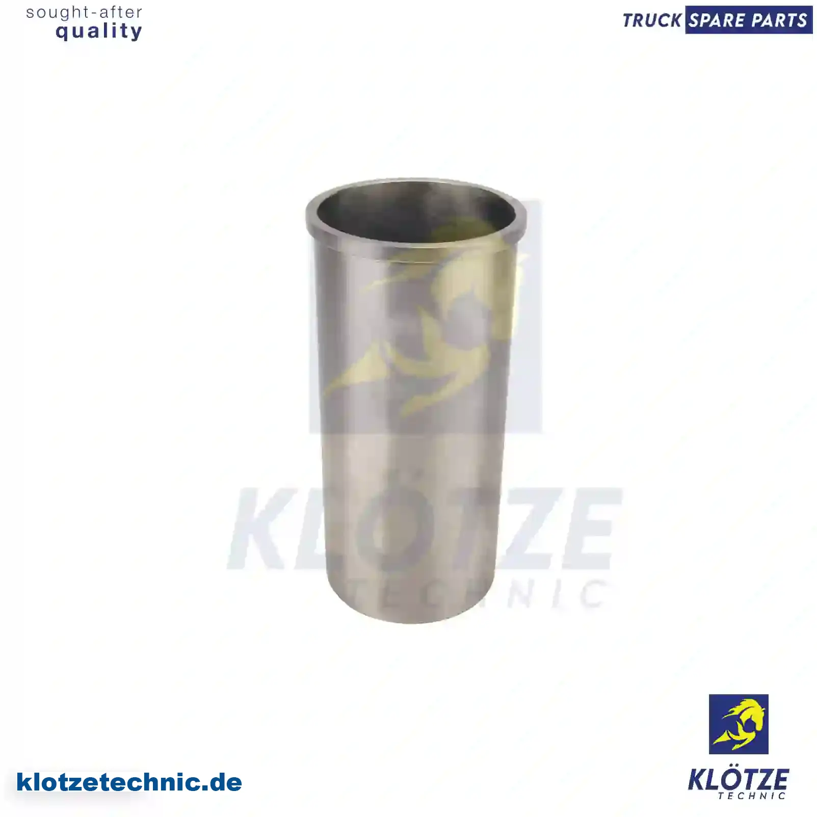 Cylinder liner, without seal rings, 0112489, 0212275, 0220095, 112489, 212275, 220095 || Klötze Technic