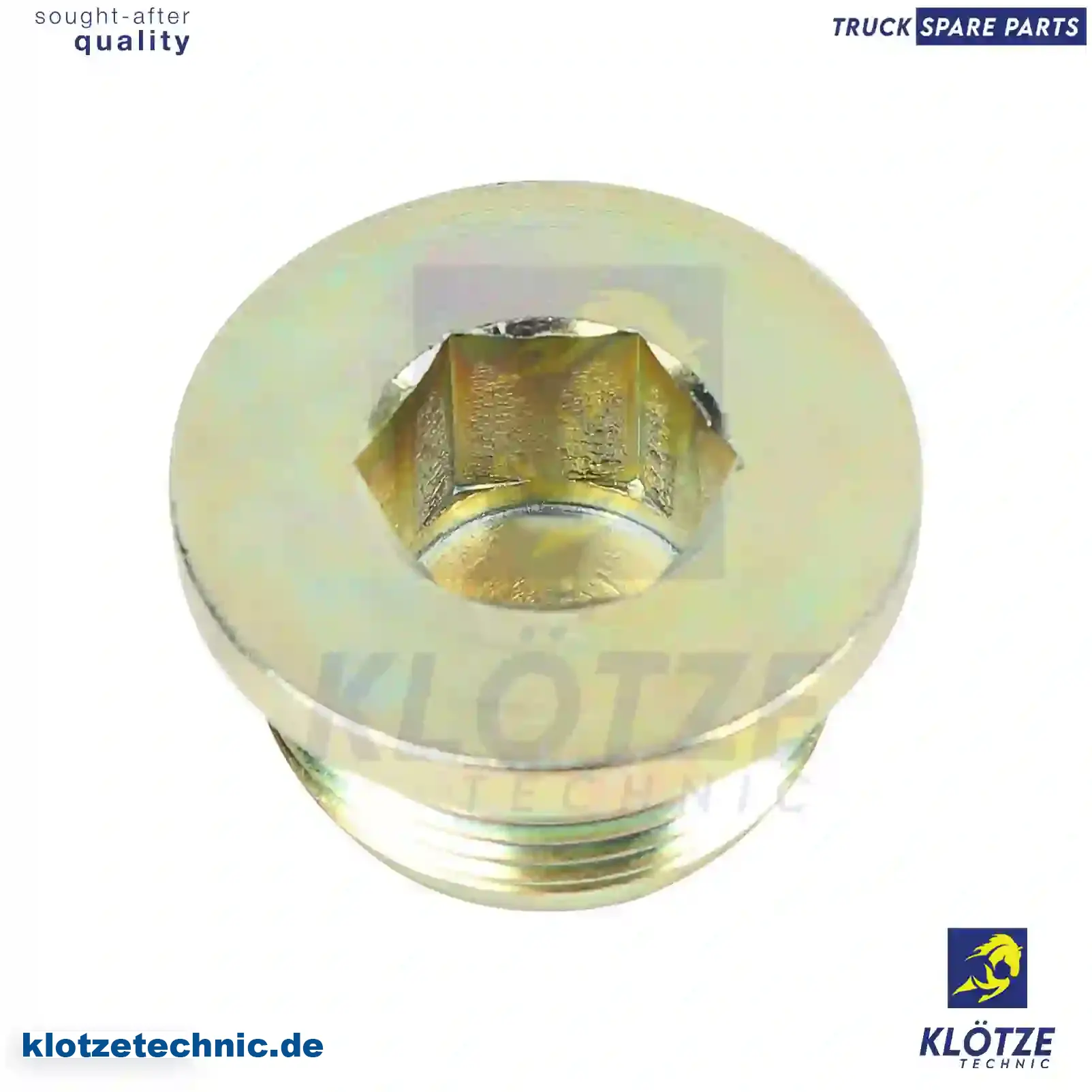 Screw plug, oil sump, 1309970032, 13699 || Klötze Technic