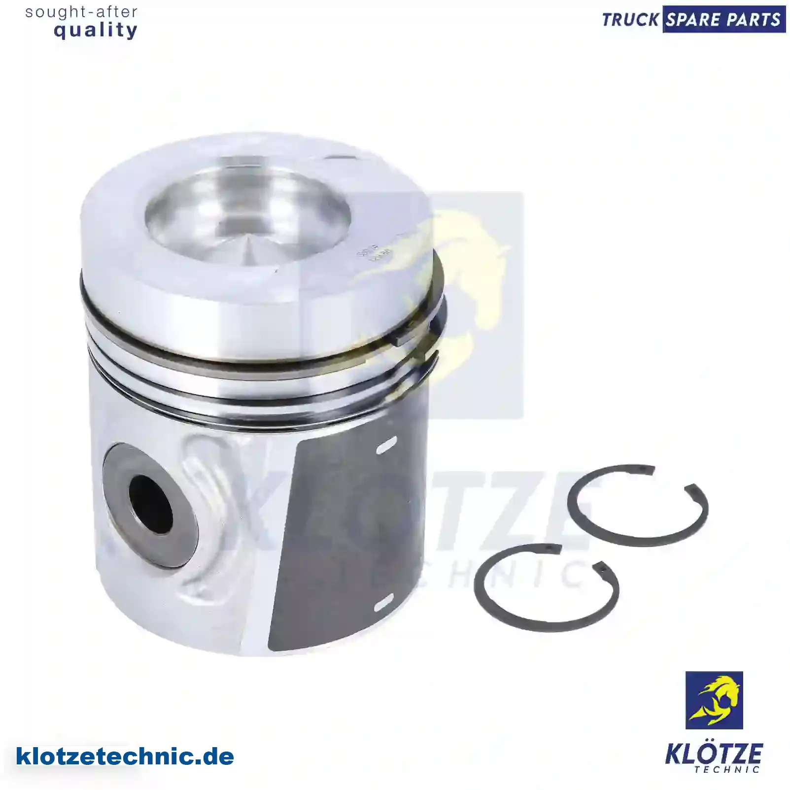 Piston, complete with rings, 1248993, 1299792, 1384614, 682663, 683168, 683565 || Klötze Technic