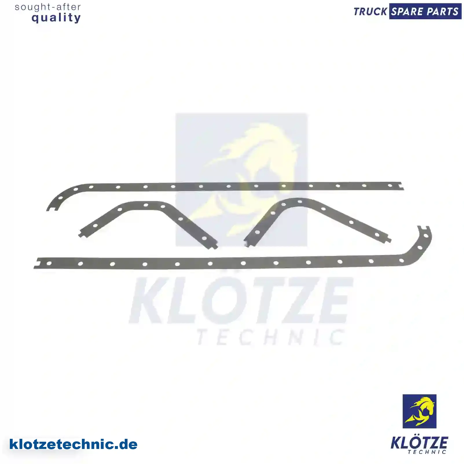 Oil sump gasket, 1545129, 1545696, 424602, 479264 || Klötze Technic