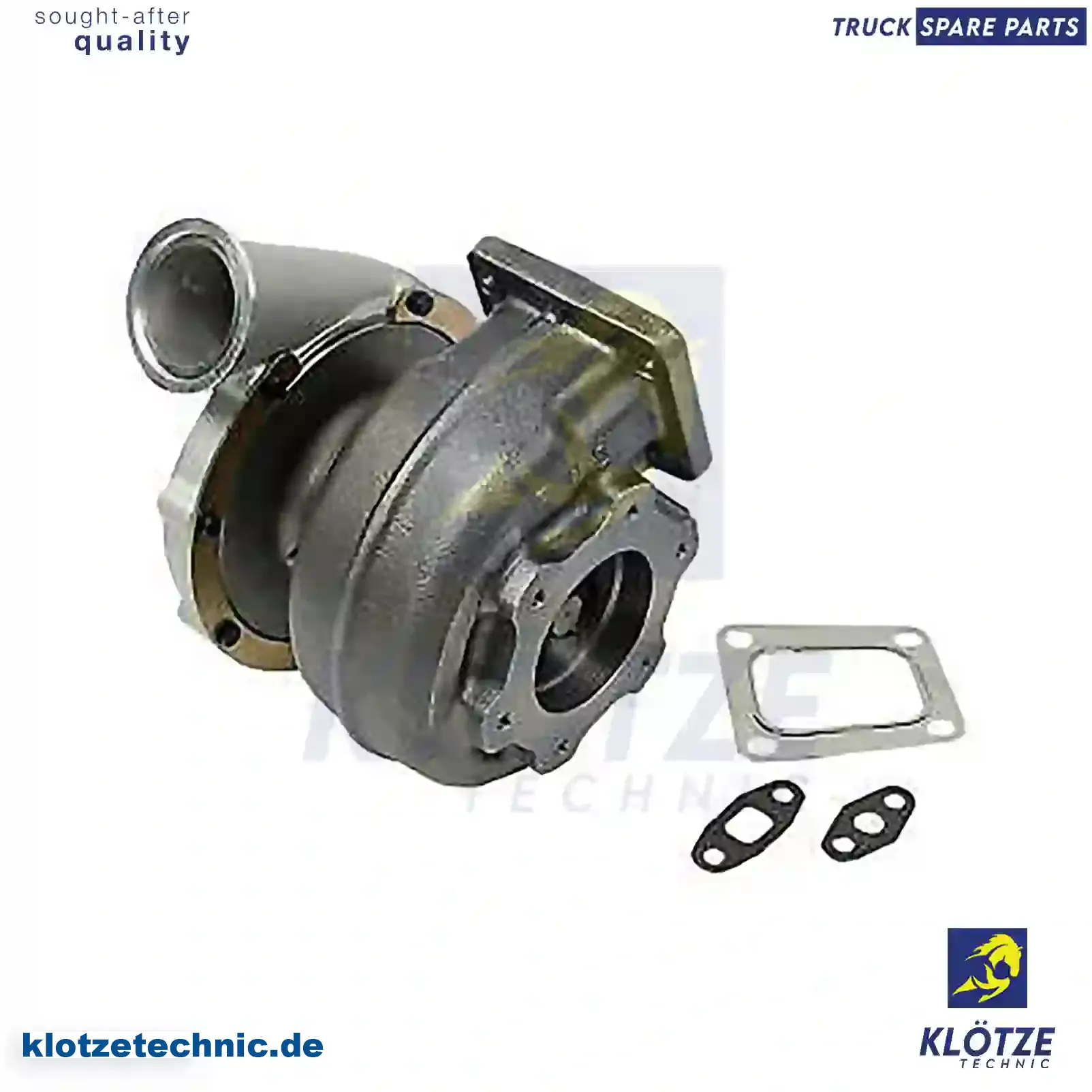 Turbocharger, with gasket kit, 422856, 422923, 422934, 422935, 422936, 422987, 479920, 5003367, 5003368, 5003388, 5006388, 5009388, ZG02210-0008 || Klötze Technic