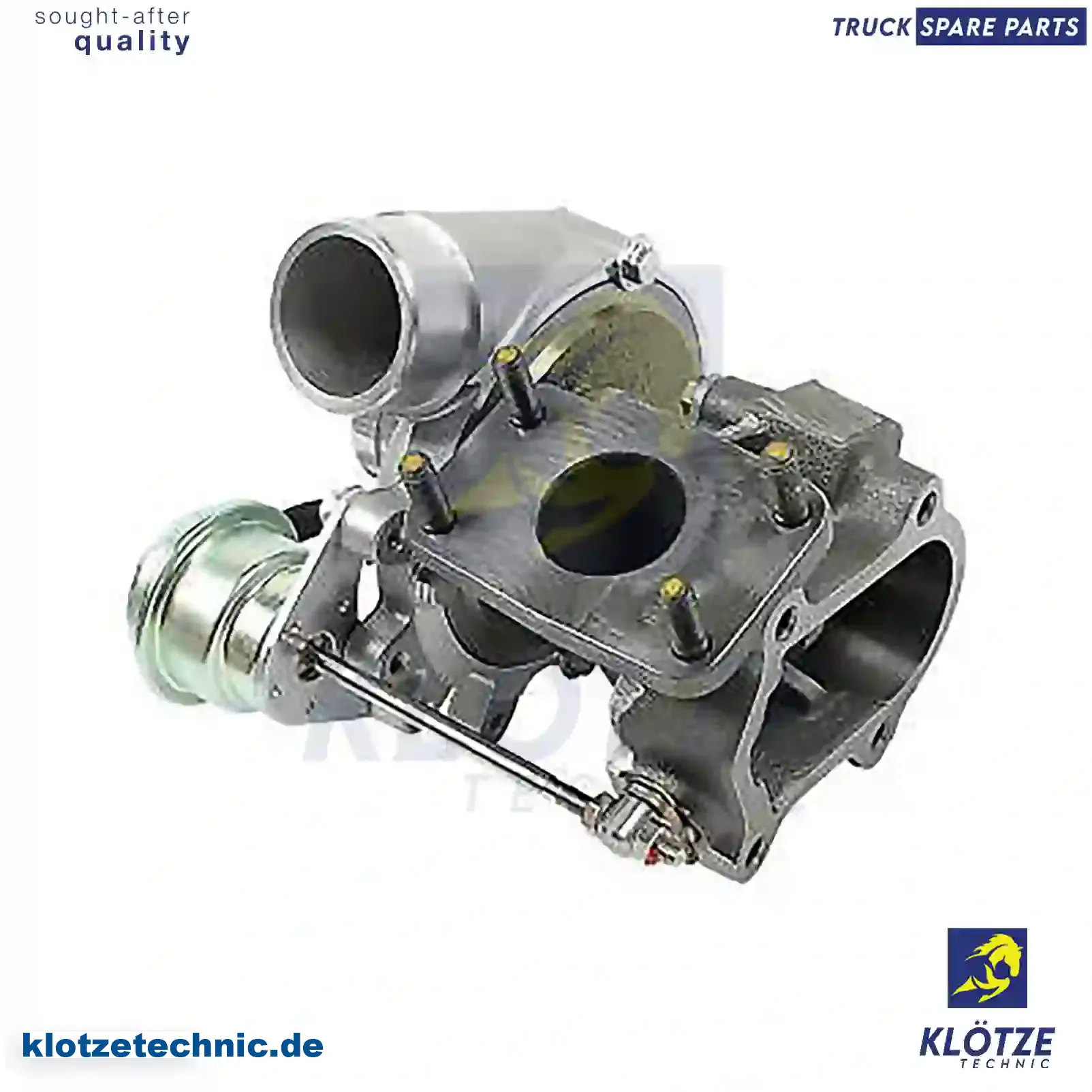 Turbocharger, without gasket kit, 504014915, 504070186, 71723504, 71723506, 71785480, 71785482 || Klötze Technic