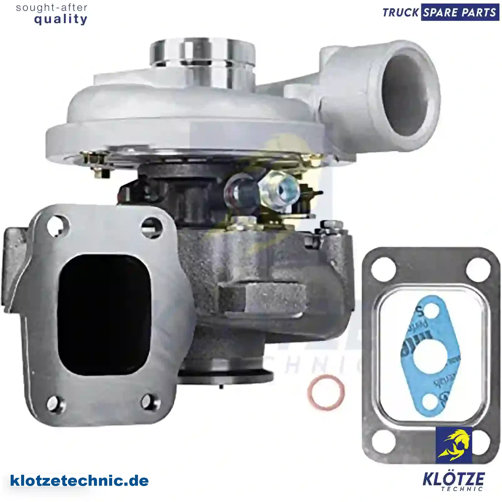 Turbocharger, without gasket kit, 500379251, 5001855042, 5001855573 || Klötze Technic