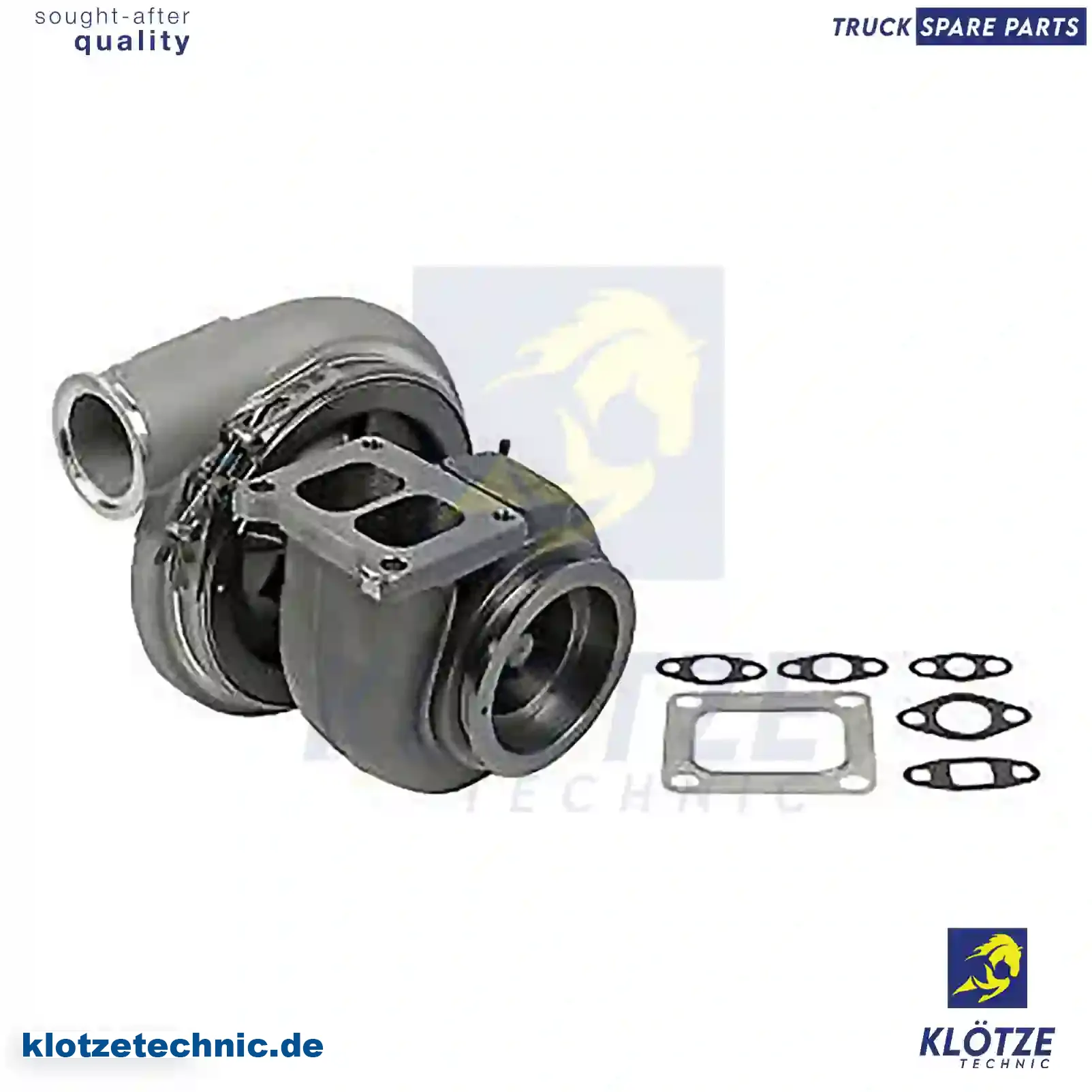 Turbocharger, with gasket kit, 10570163, 10571547, 1409514, 1538374, 538374, 570163, 571547 || Klötze Technic