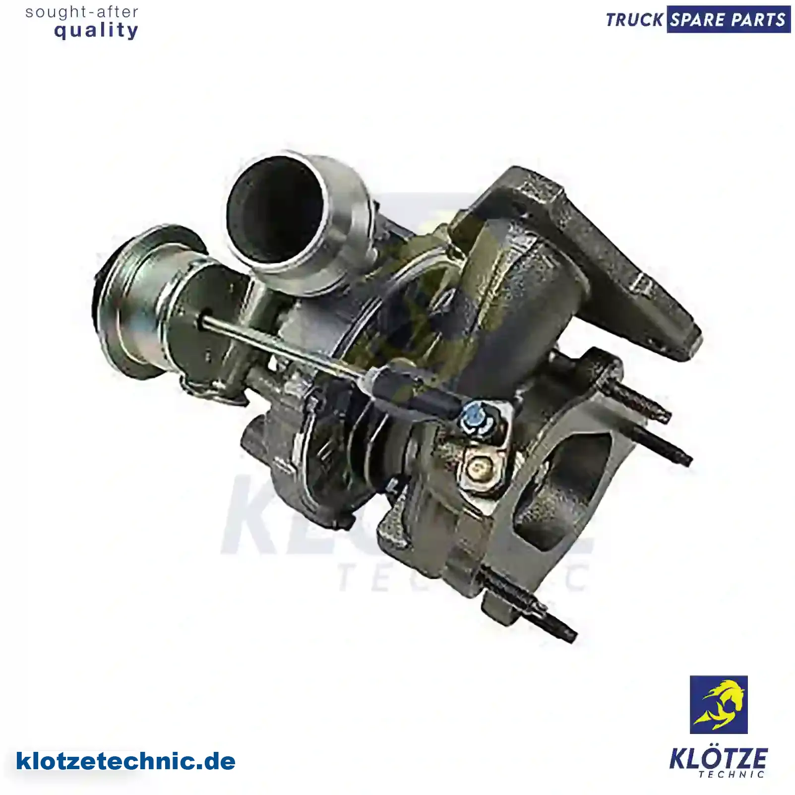 Turbocharger, without gasket kit, 93190658, 4417471, 7701477421, 7711368862, 8200433479, 8200683866, 8200766765, 8200879731 || Klötze Technic