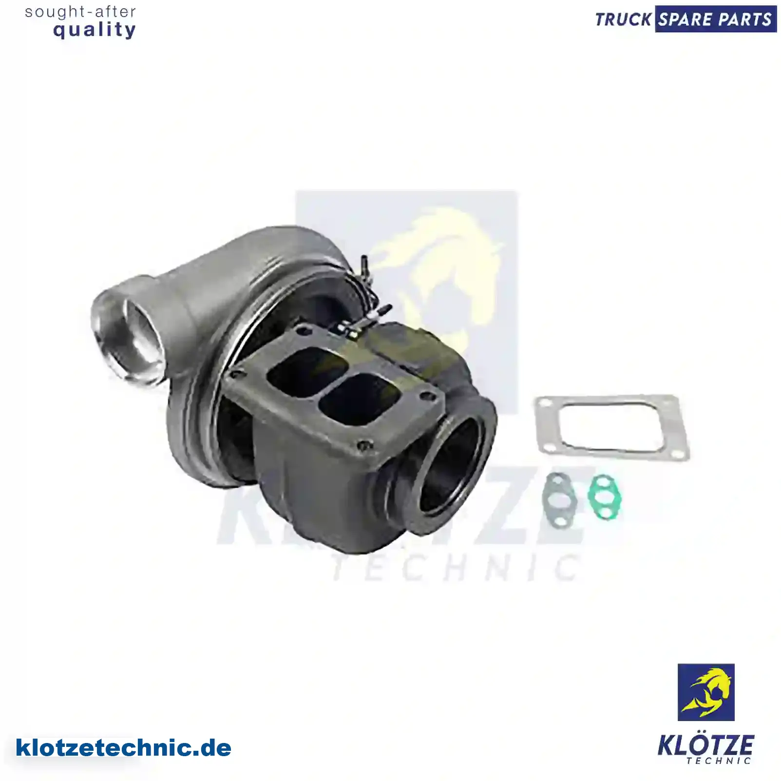 Turbocharger, with gasket kit, 20590846, 20973106, 24426247, 85000376, 85006376, ZG02214-0008 || Klötze Technic