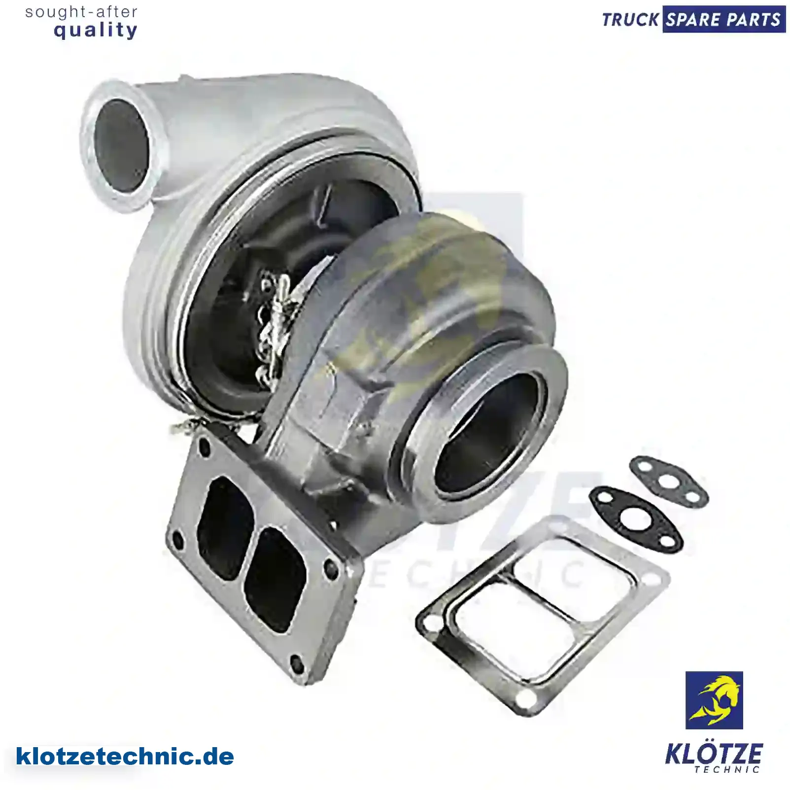 Turbocharger, with gasket kit, 5001866286, 7420569120, 20569120, 205691200 || Klötze Technic