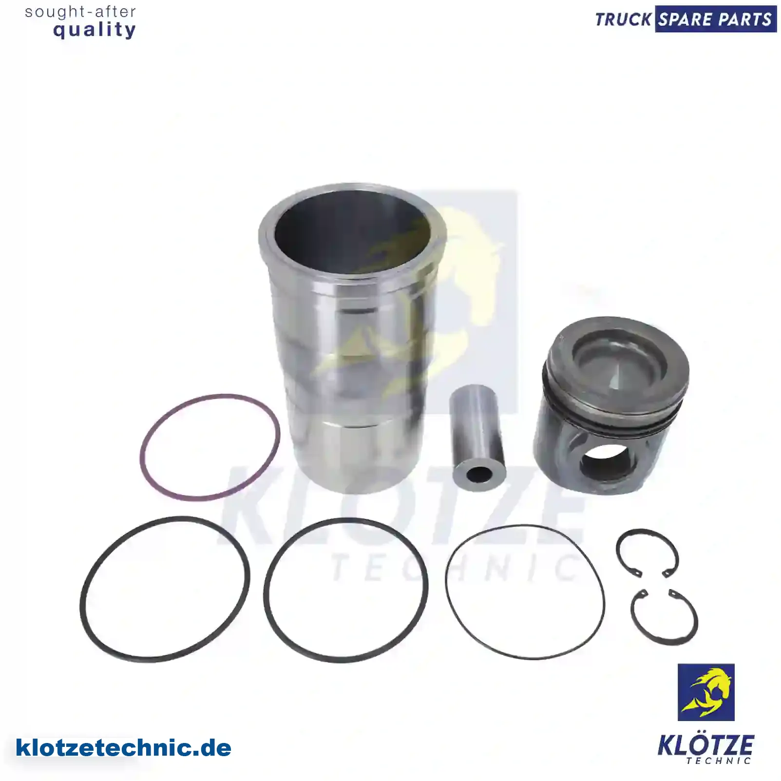 Piston with liner, 7420515059, 20509930, 20515059, 276921, 85103175 || Klötze Technic