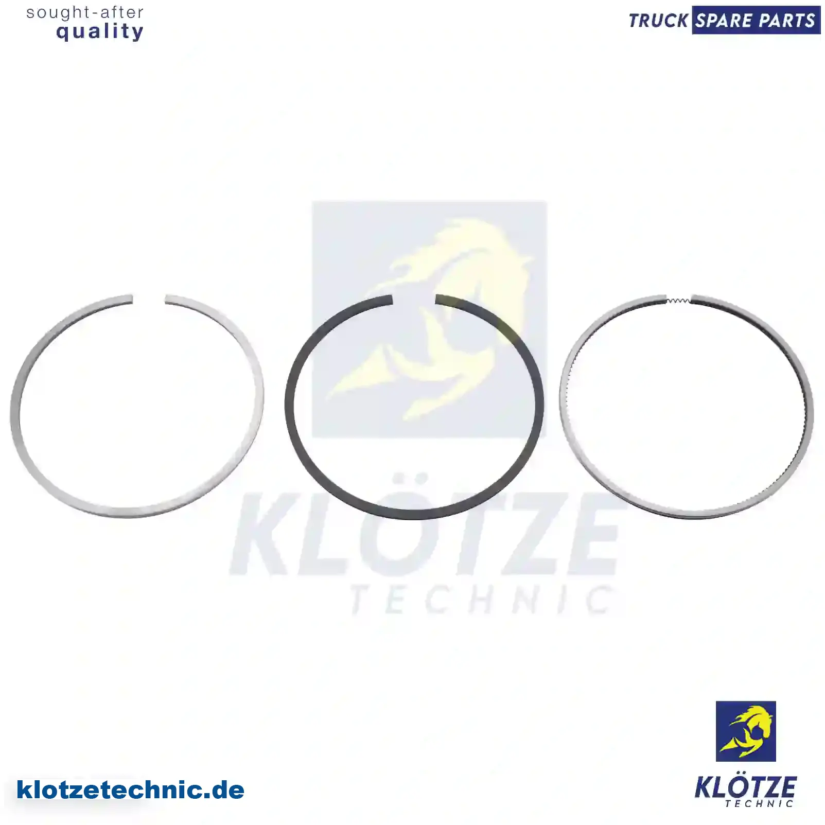 Piston ring kit, 270790, 6889560, 6889608, ZG01889-0008 || Klötze Technic