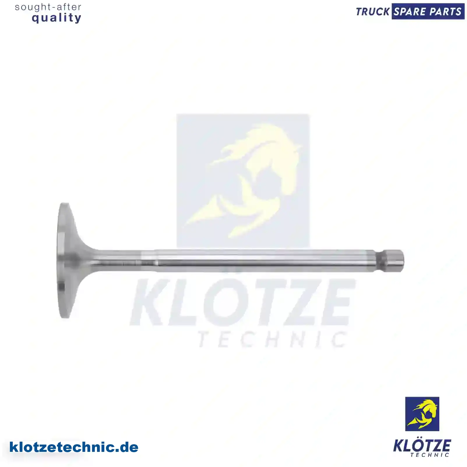 Intake valve, 1360836, 289483, 294674, 352211 || Klötze Technic