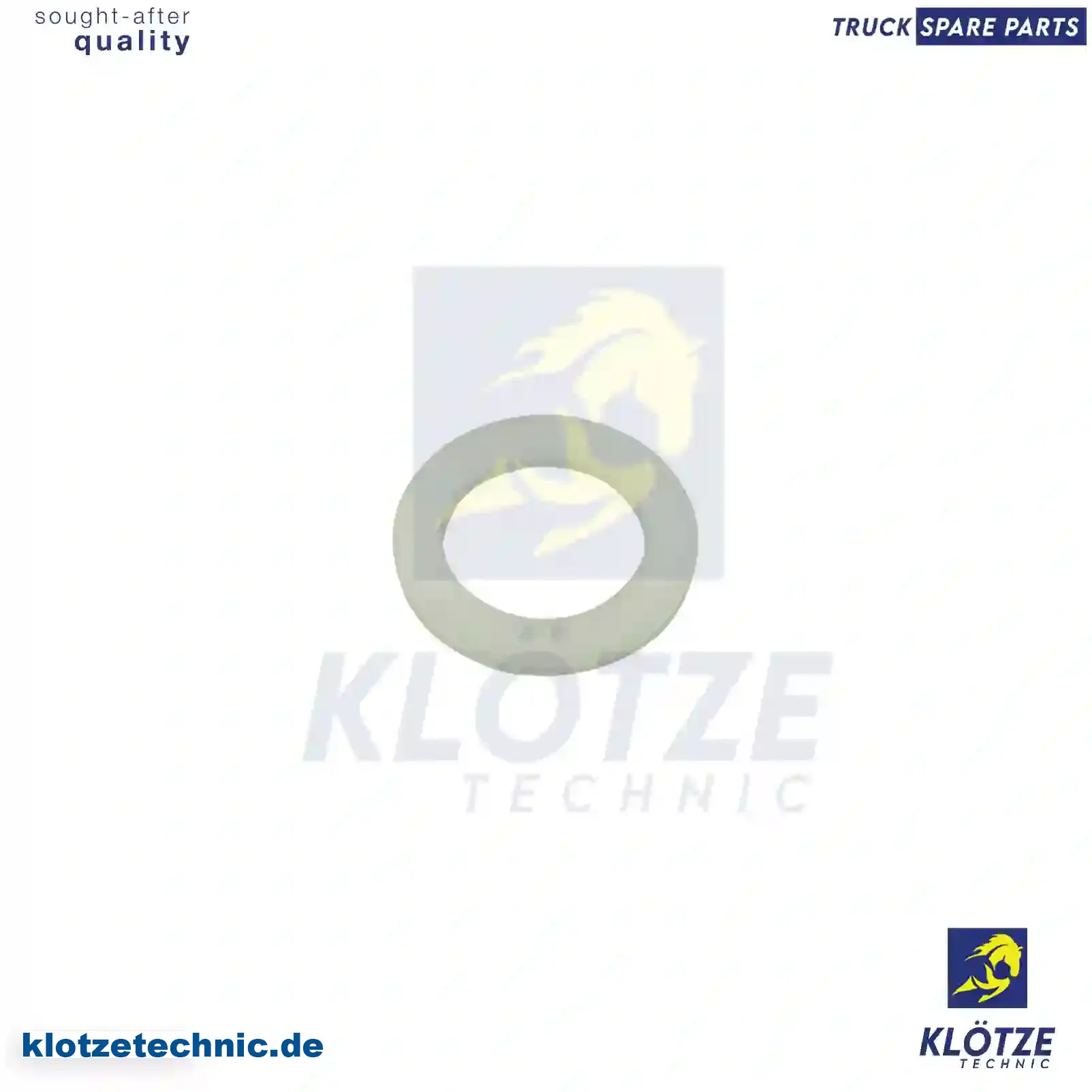 Seal ring, oil drain plug, 1454118, 1649193, 1663816, 3598708, 70TM-6737-AA || Klötze Technic