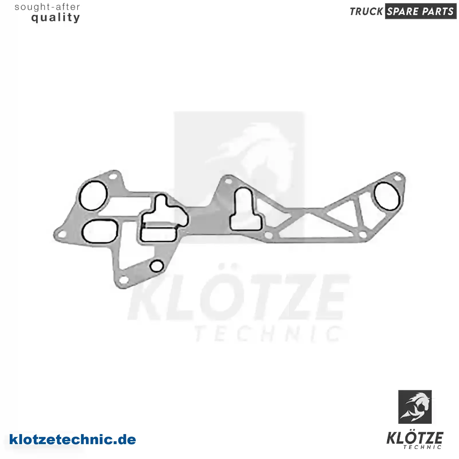 Gasket, oil filter housing, 20823322, 2149751 || Klötze Technic