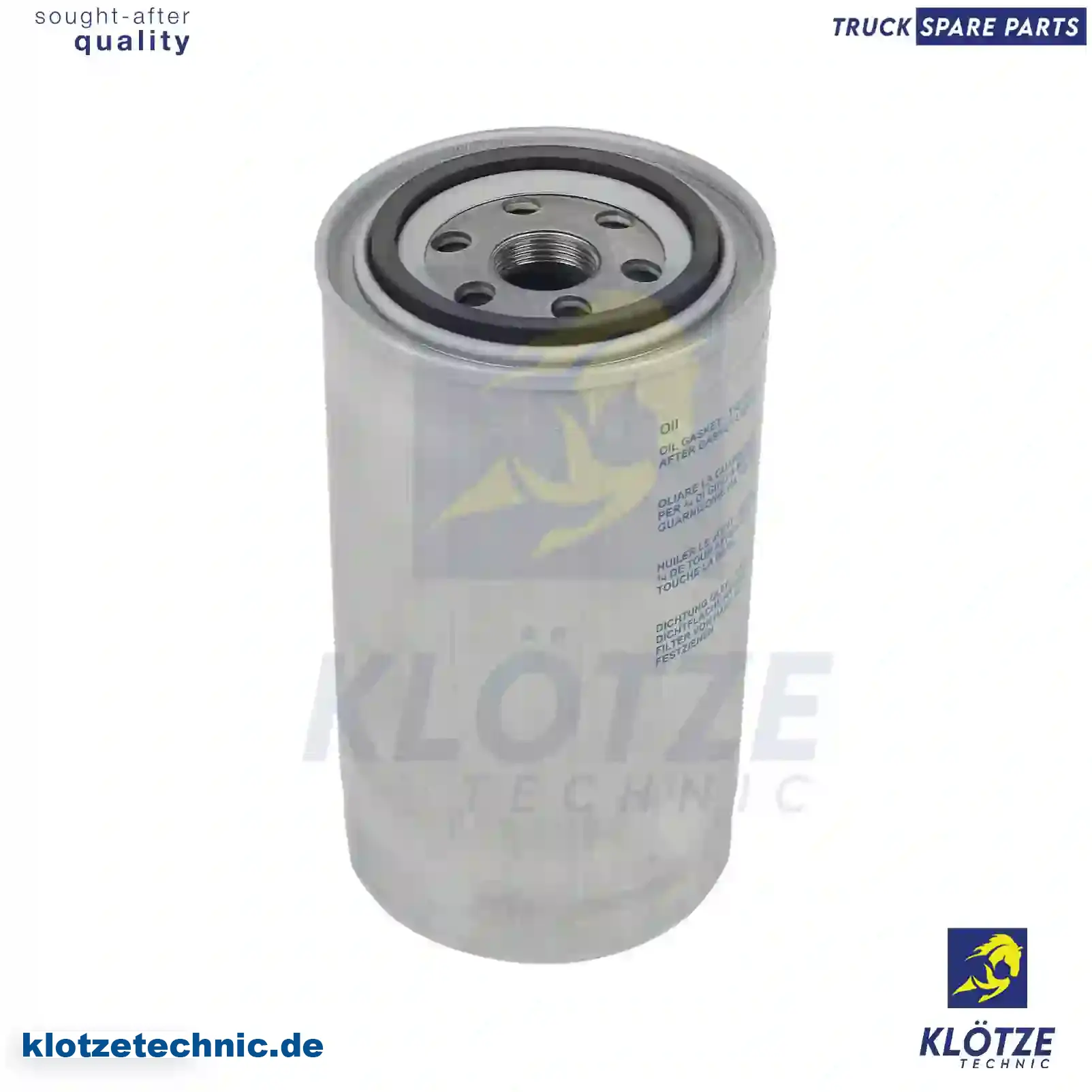 Oil filter, 02995561, 2995561, 500038752, 504083306, ZG01715-0008, || Klötze Technic