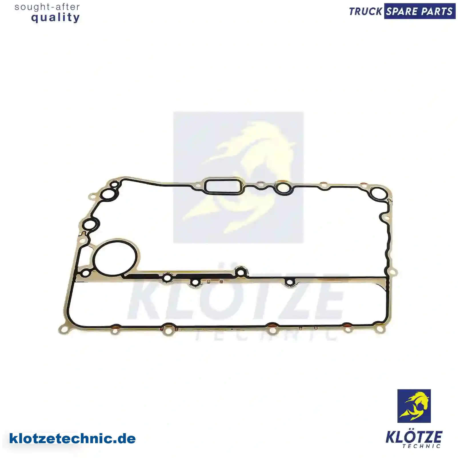 Gasket, oil cooler cover, 1856297, 1921895, 2096561, ZG01245-0008 || Klötze Technic