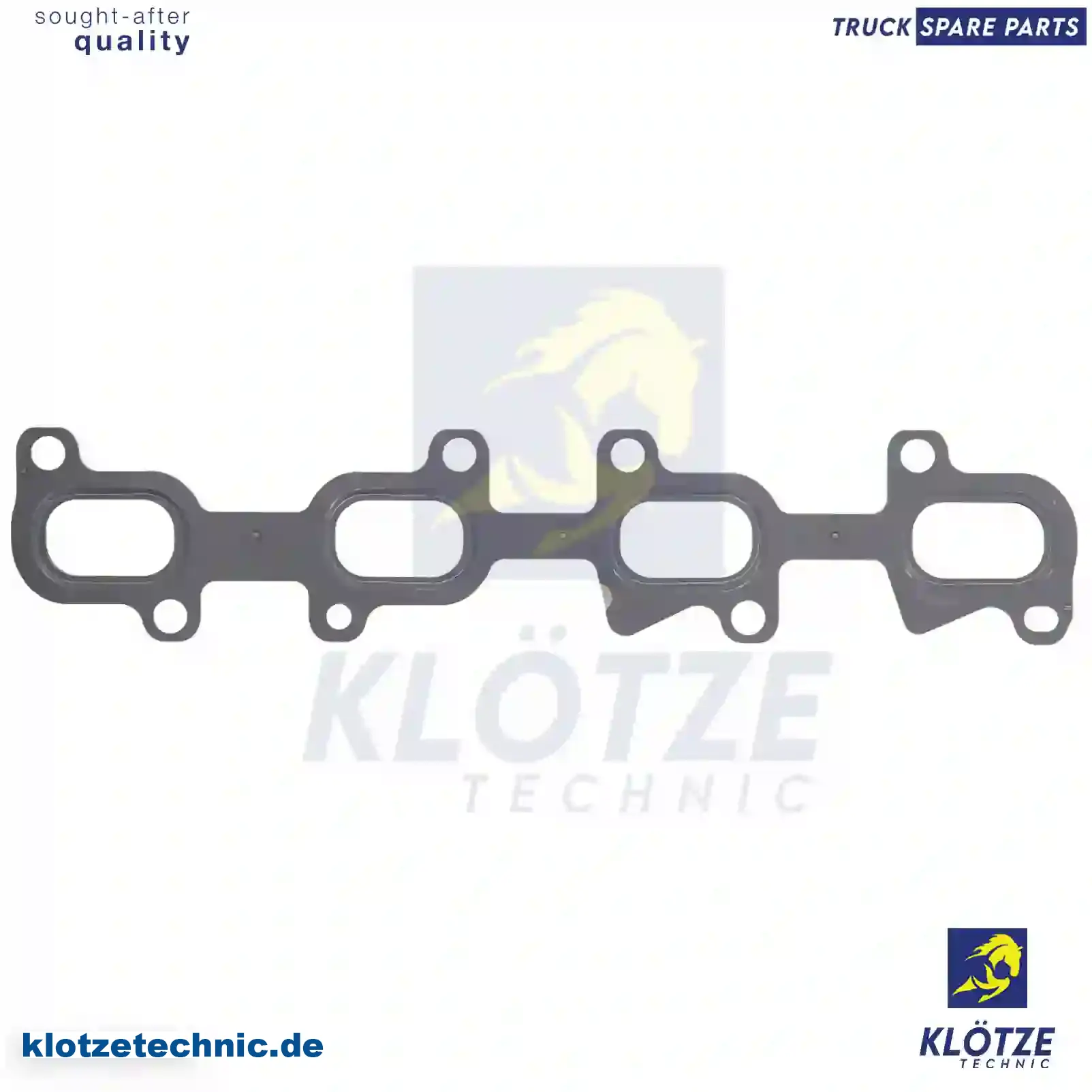 Gasket, exhaust manifold, 6511420580, 6511421880, ZG10230-0008 || Klötze Technic