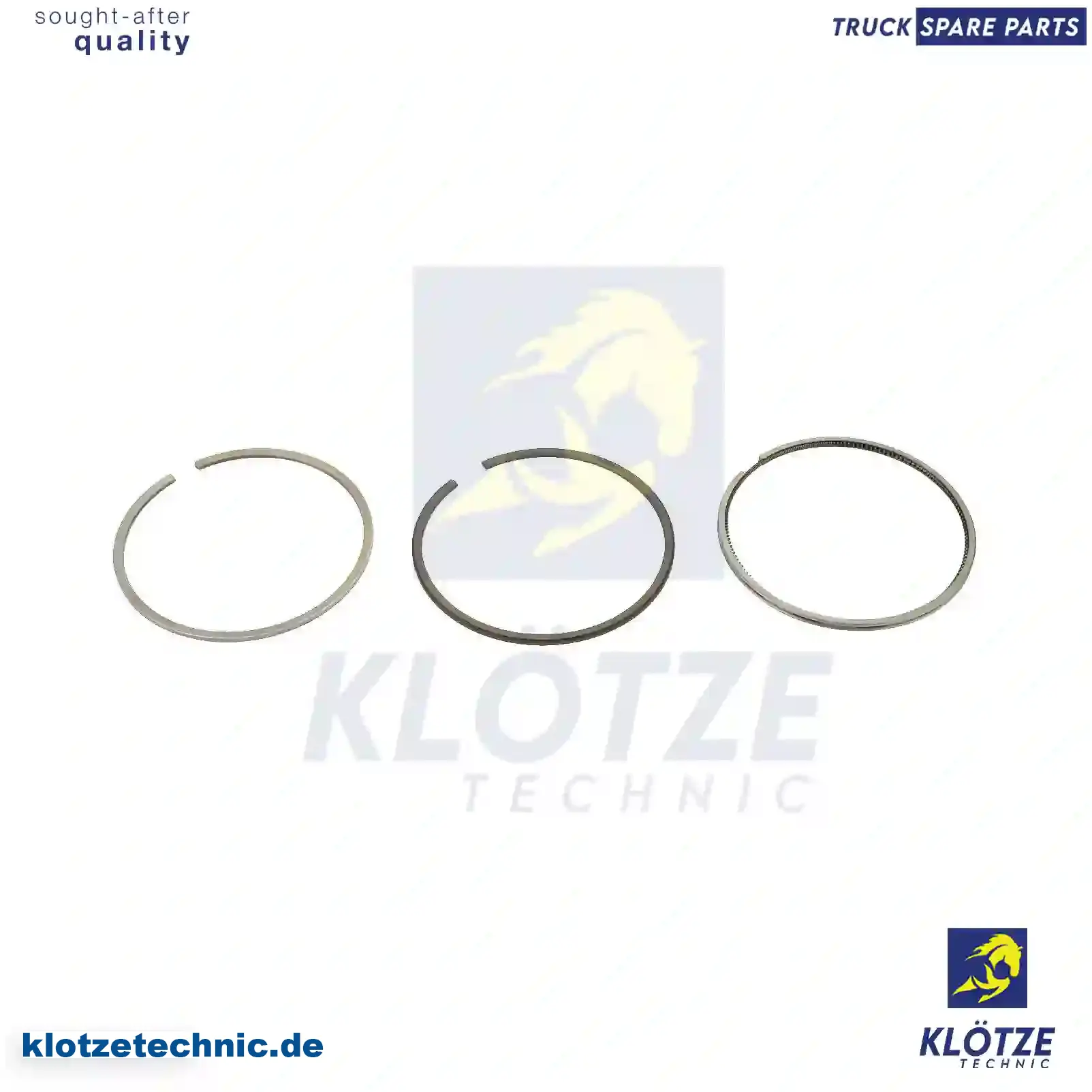 Piston ring kit, 51025030554S1, 51025030651, 51025030651S1, 51025030673, 51025030674, 51025030694, 51025030729, 51025030749S1, 51025030750S1, 51025037002, 51025037007 || Klötze Technic