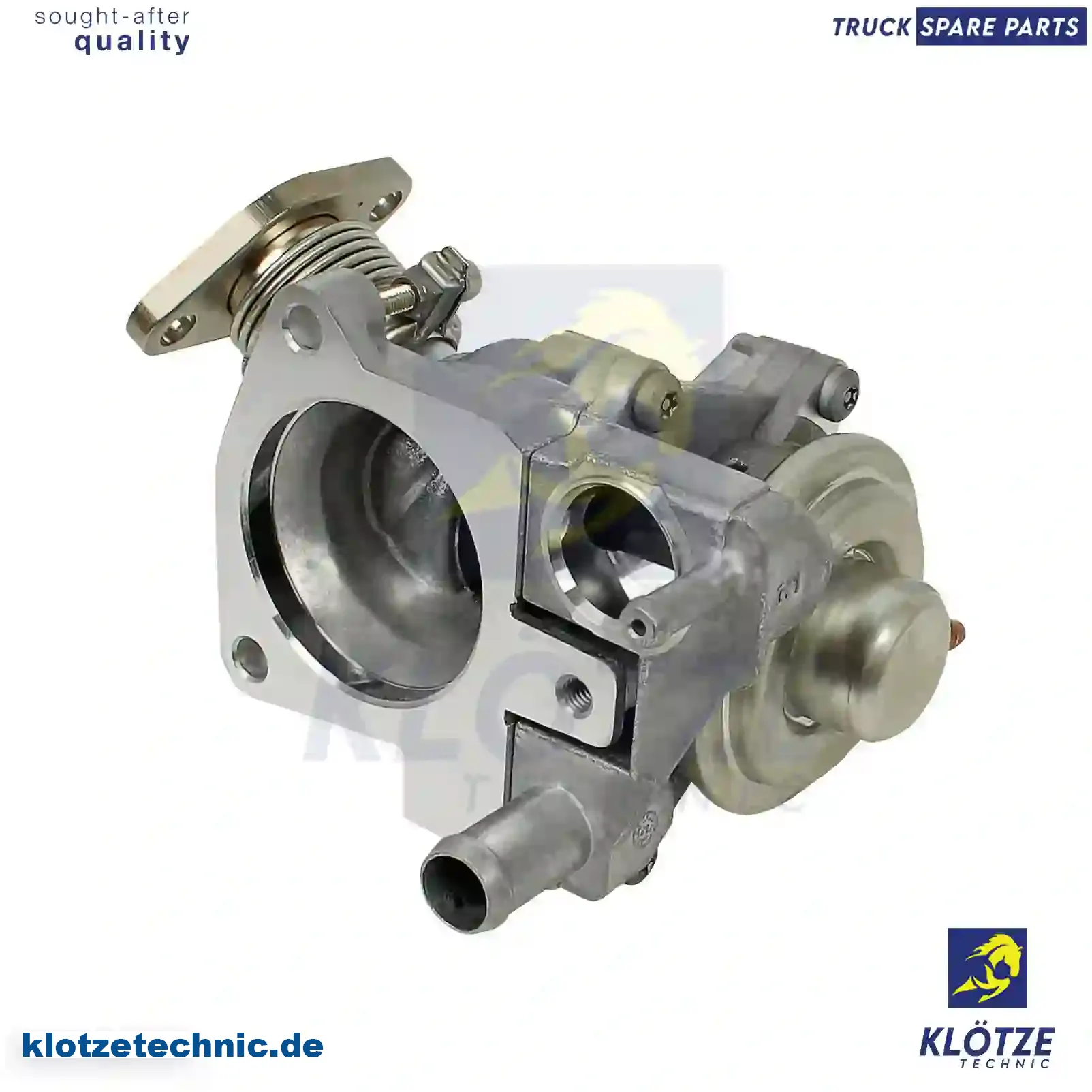 Valve, exhaust gas recirculation, 504105569, 504121701, 162642, 504105569, 504121701, 504121701, 504105569, 504121701, 04008160095, 162642, 14300, EGR184, ERV073, ZG02220-0008 || Klötze Technic