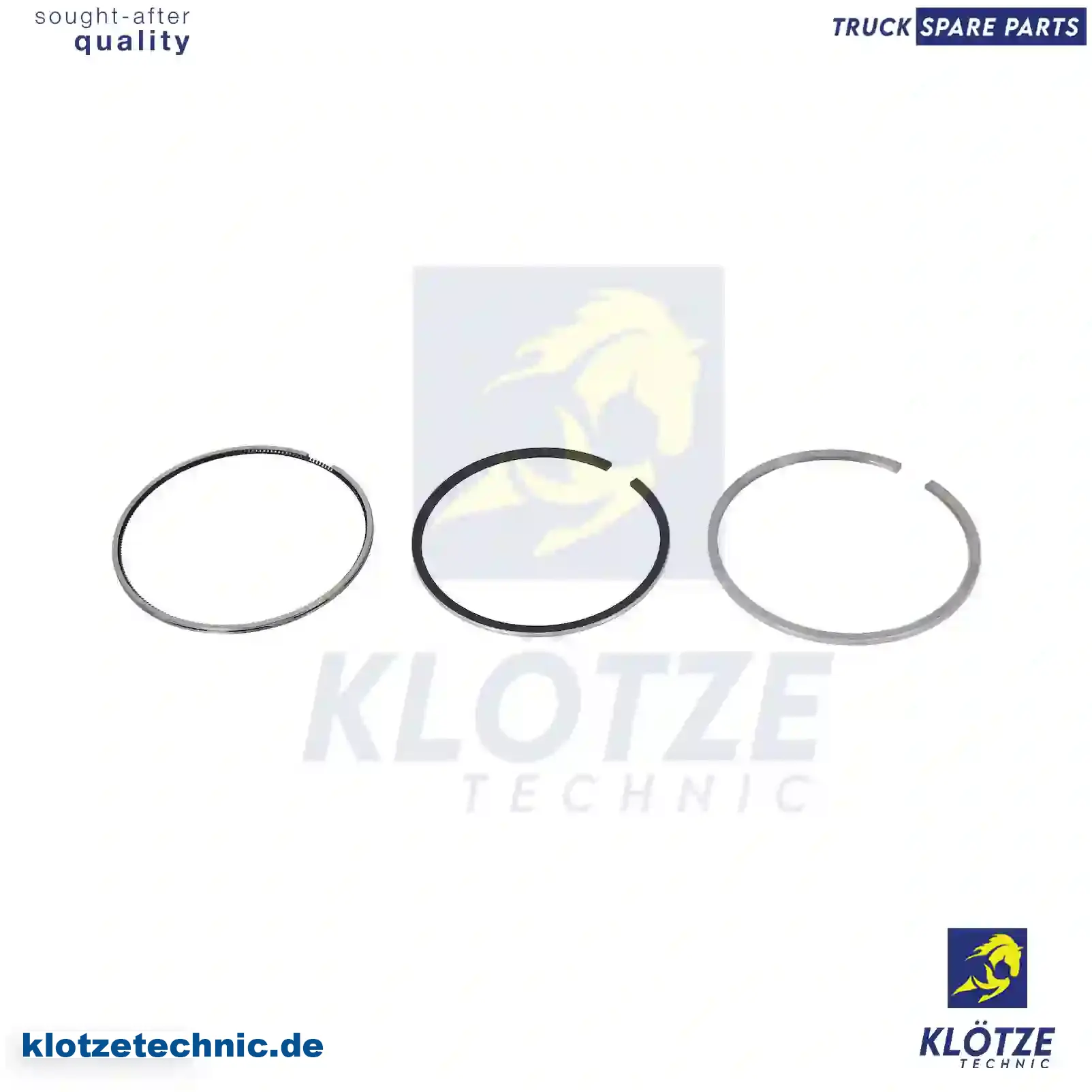 Piston ring kit, 51025030810S1, 51025030818S1, 51025030827S1 || Klötze Technic