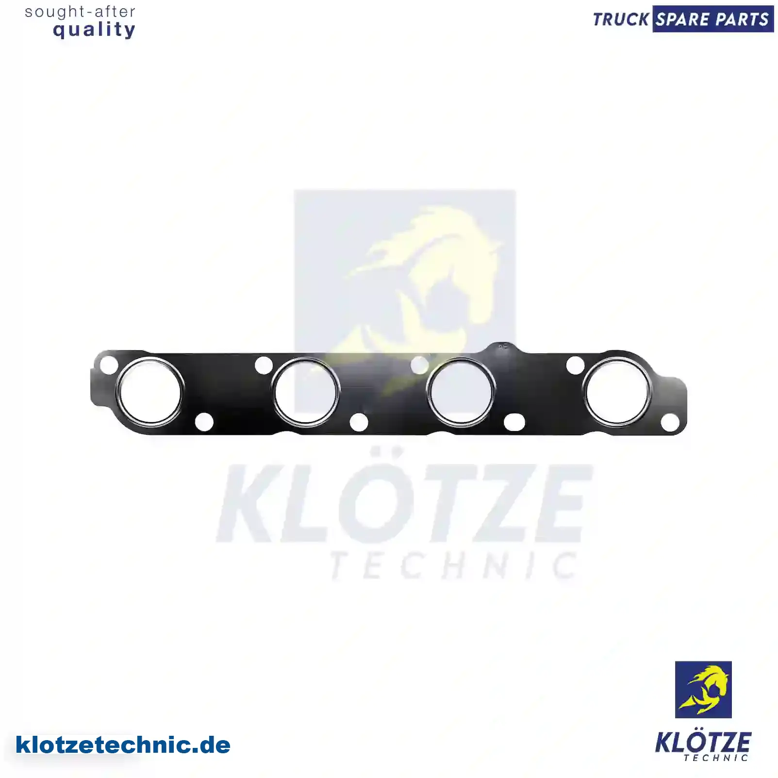 Gasket, exhaust manifold, 0349L5, 9661331880, 1152018, 1360589, 2C1Q-9448-AA, 2C1Q-9448-AB, 0349L5 || Klötze Technic