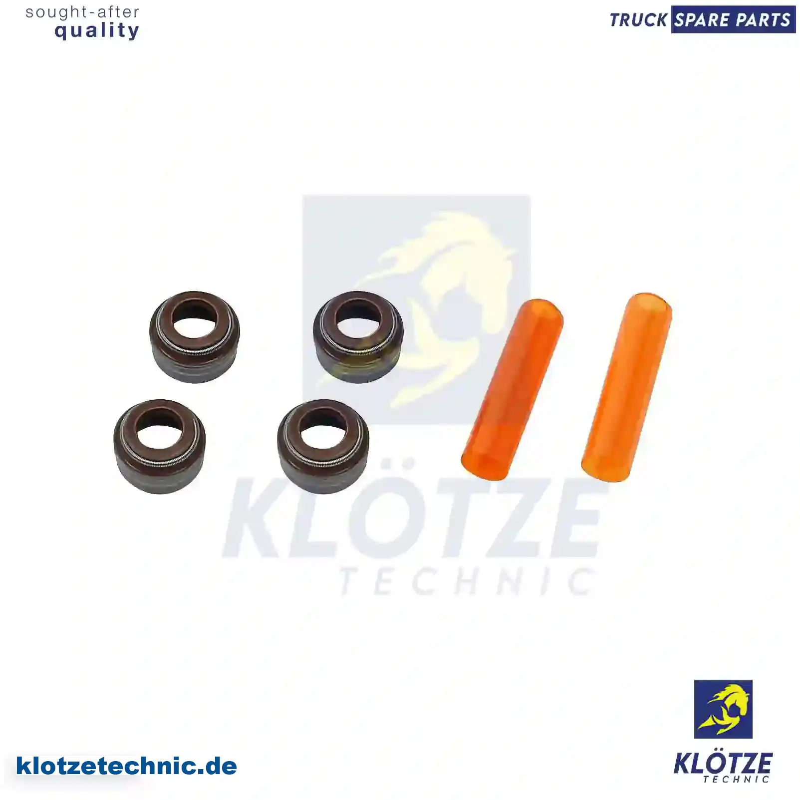 Kit, valve stem seals, 1190500158, 6120500058, 00A198675, ZG01393-0008 || Klötze Technic