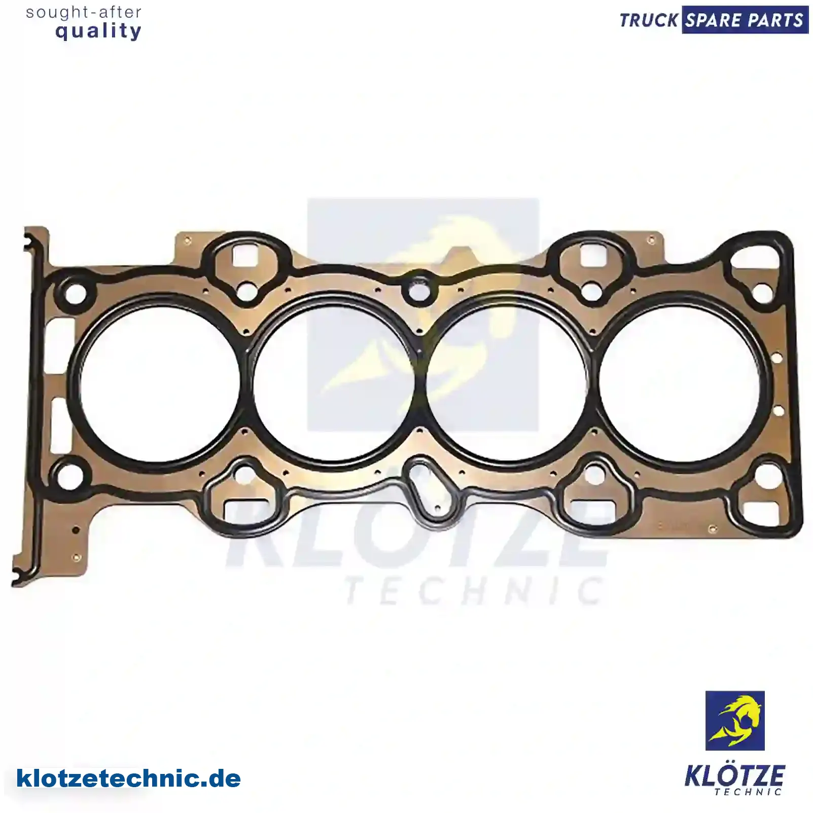 Cylinder head gasket, 1124372, 1129043, 1229872, 1S7G-6051-AA, 1S7G-6051-AH, 1S7G-6051-AJ, L30910271, LF0110271, LF0210271, 30777325, 31370553 || Klötze Technic