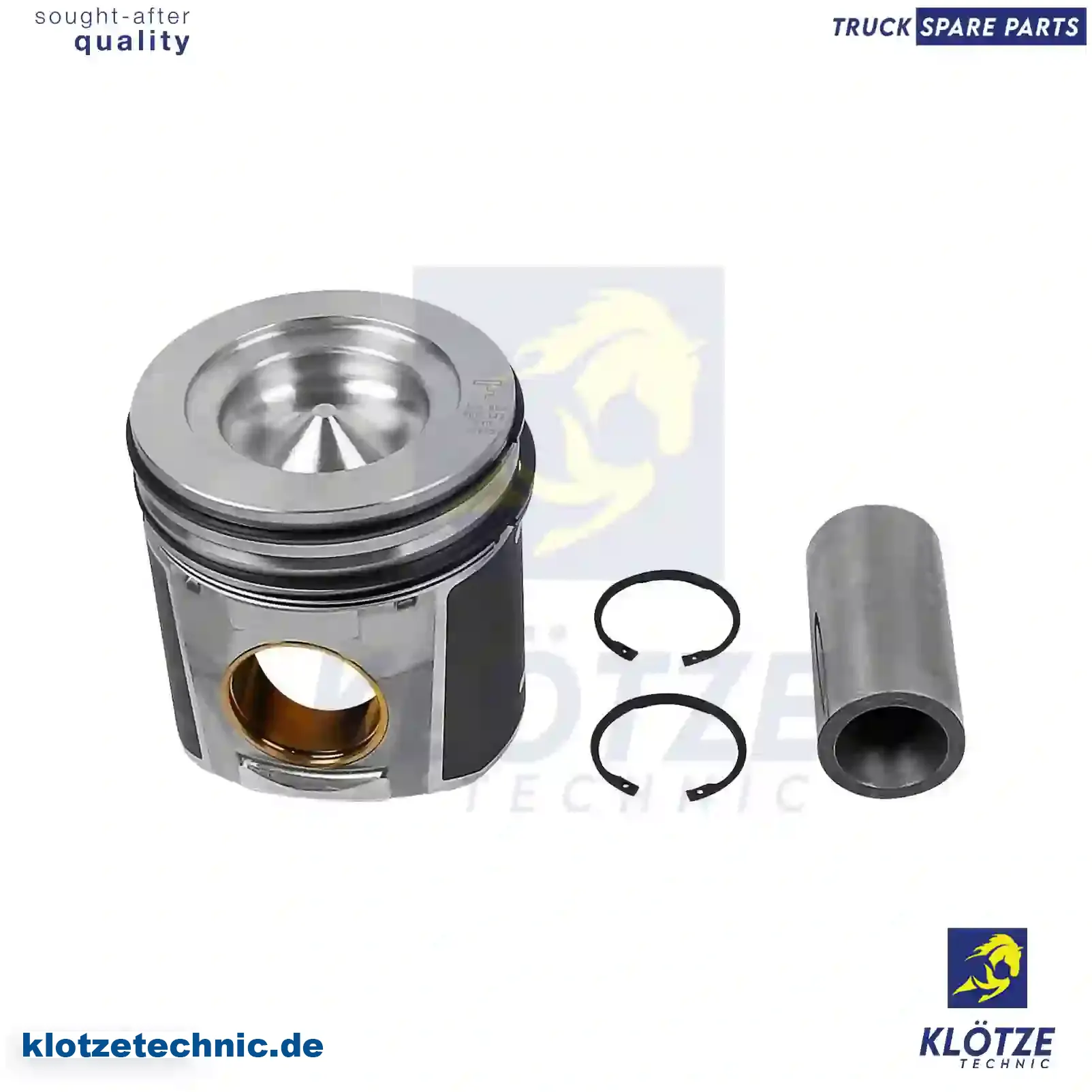 Piston, complete with rings, 02996141, 02996319, 02996796, 02997436, 2996141, 2996319, 2996796, 2997436, 500054837, 500054838 || Klötze Technic