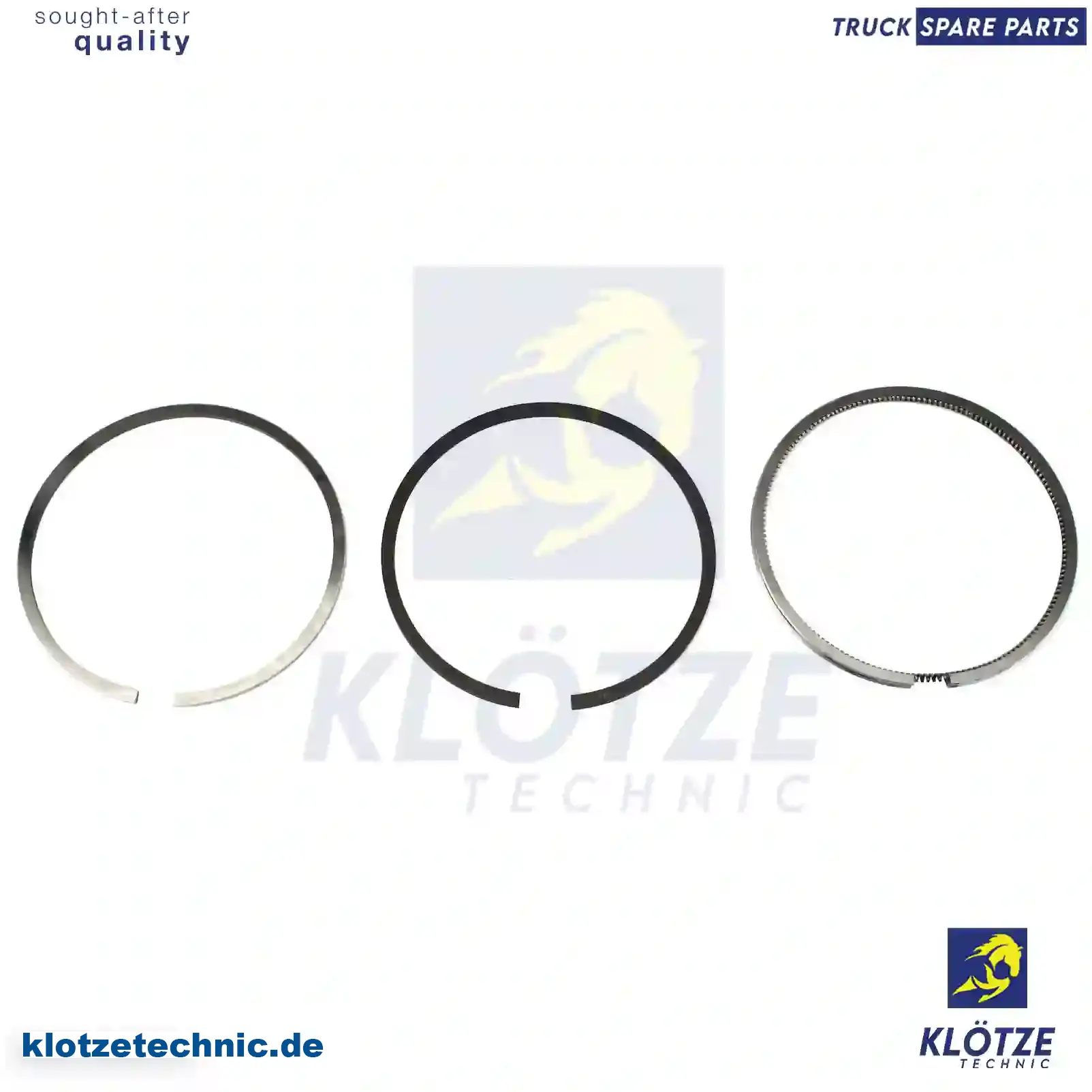 Piston ring kit, 271117, 275312, 275375, 416029, 466966 || Klötze Technic